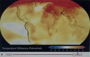２０００年から２０２２年までの世界の気温上昇
